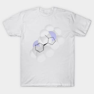 Nicotine Molecule Chemistry T-Shirt